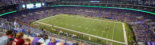 Seat view from Upper Sideline