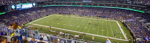 Seat view from Upper Sideline