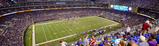 Seat view from Upper Sideline