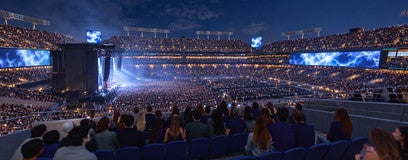 Seat view from Club
