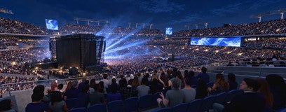 Seat view from Club