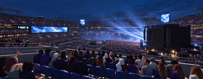 Seat view from Club
