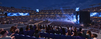 Seat view from Club