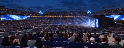 Seat view from Club