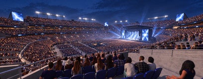 Seat view from Club
