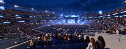 Seat view from Club