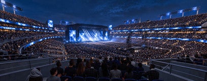Seat view from Club