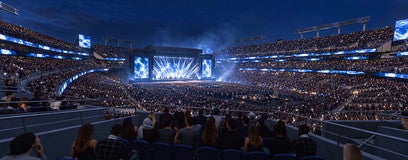 Seat view from Club
