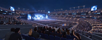 Seat view from Club