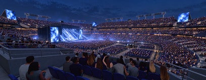 Seat view from Club