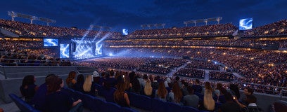 Seat view from Club
