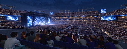 Seat view from Club