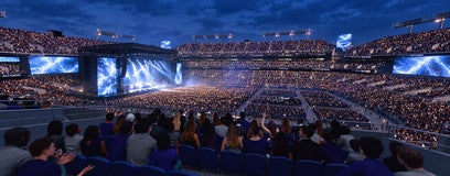 Seat view from Club