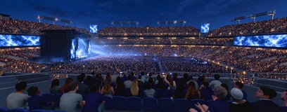 Seat view from Club