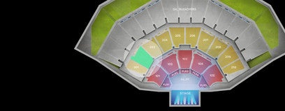 Seat view from Upper