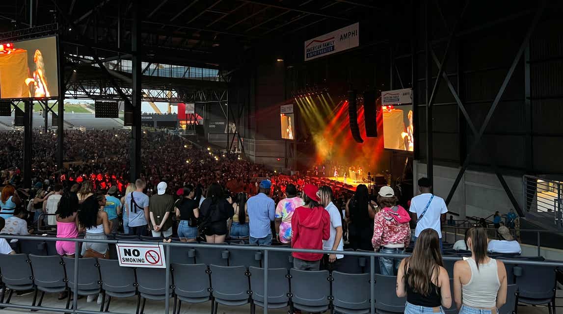 Seat view from Upper