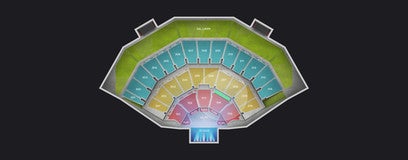 Seat view from Platinum