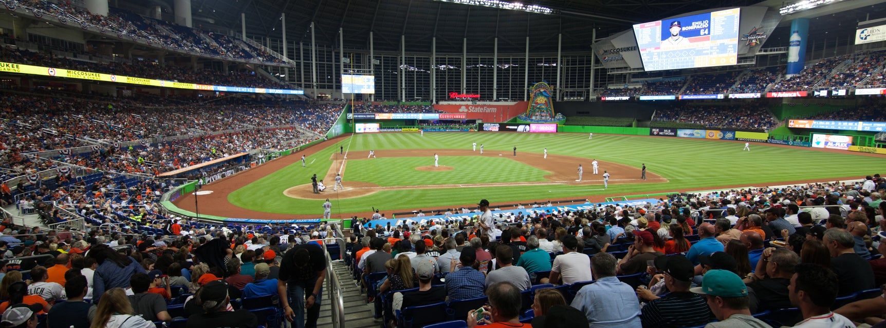 Seat view from Clubhouse Box B First Base