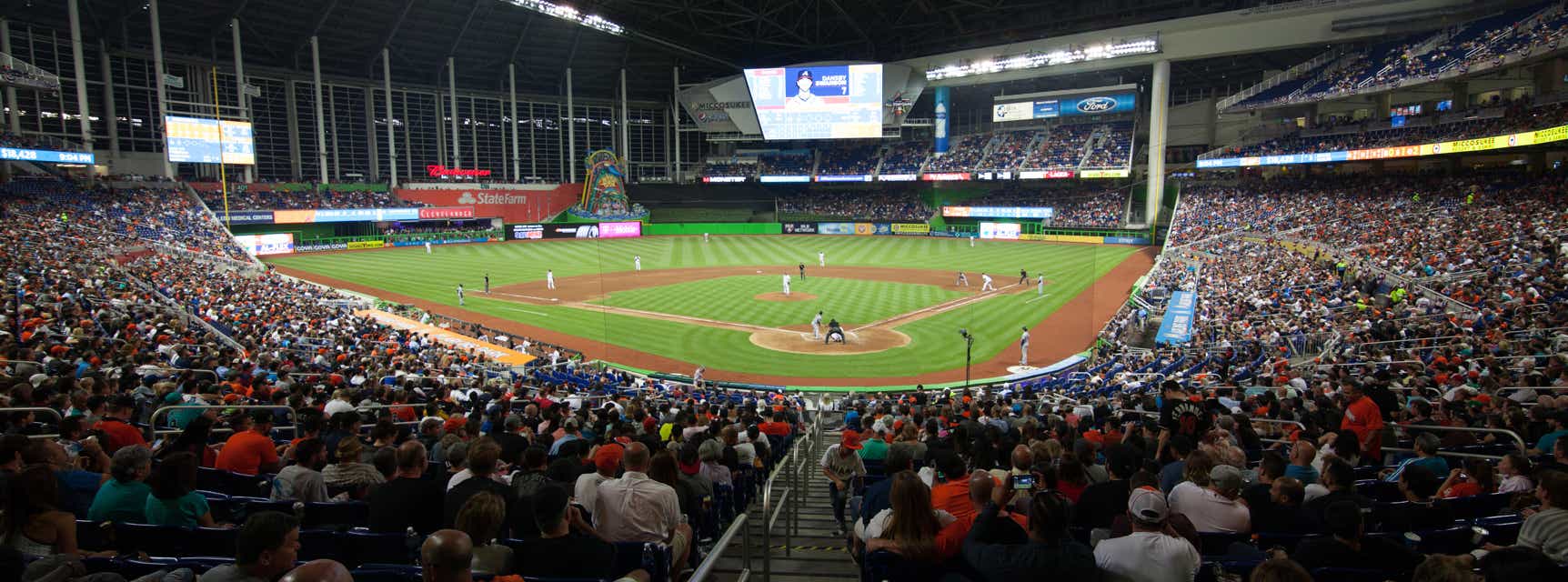 Seat view from Home Plate Box B Third Base