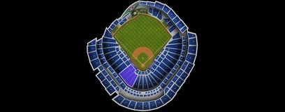 Seat view from Home Plate Box