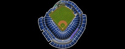 Seat view from Legends Platinum 1B