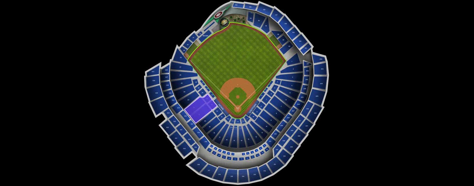 Seat view from Marlins Base Upper
