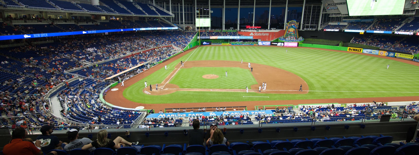 Seat view from Legends Platinum First Base