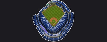 Seat view from Legends Platinum 3B