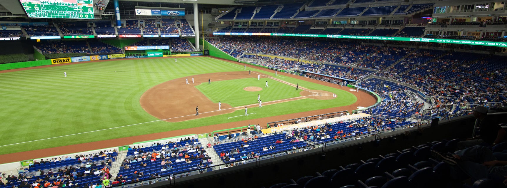 Seat view from Legends Platinum Third Base