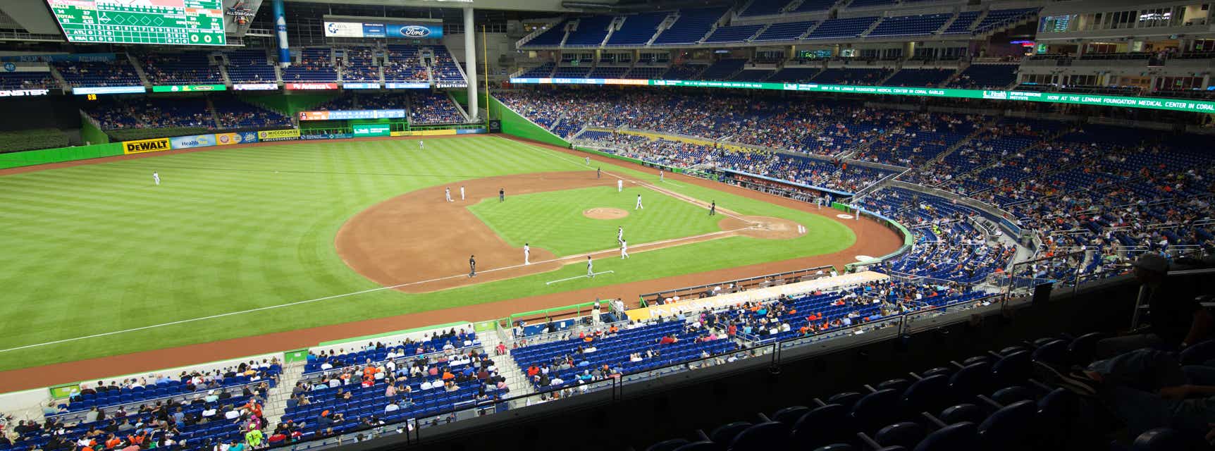 Seat view from Legends Platinum Third Base