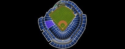 Seat view from LF Baseline Upper