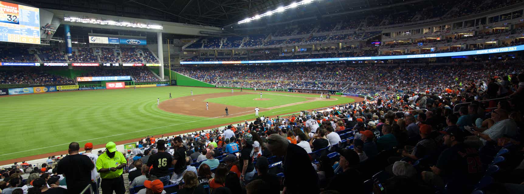 Seat view from Baseline Reserved A Third Base