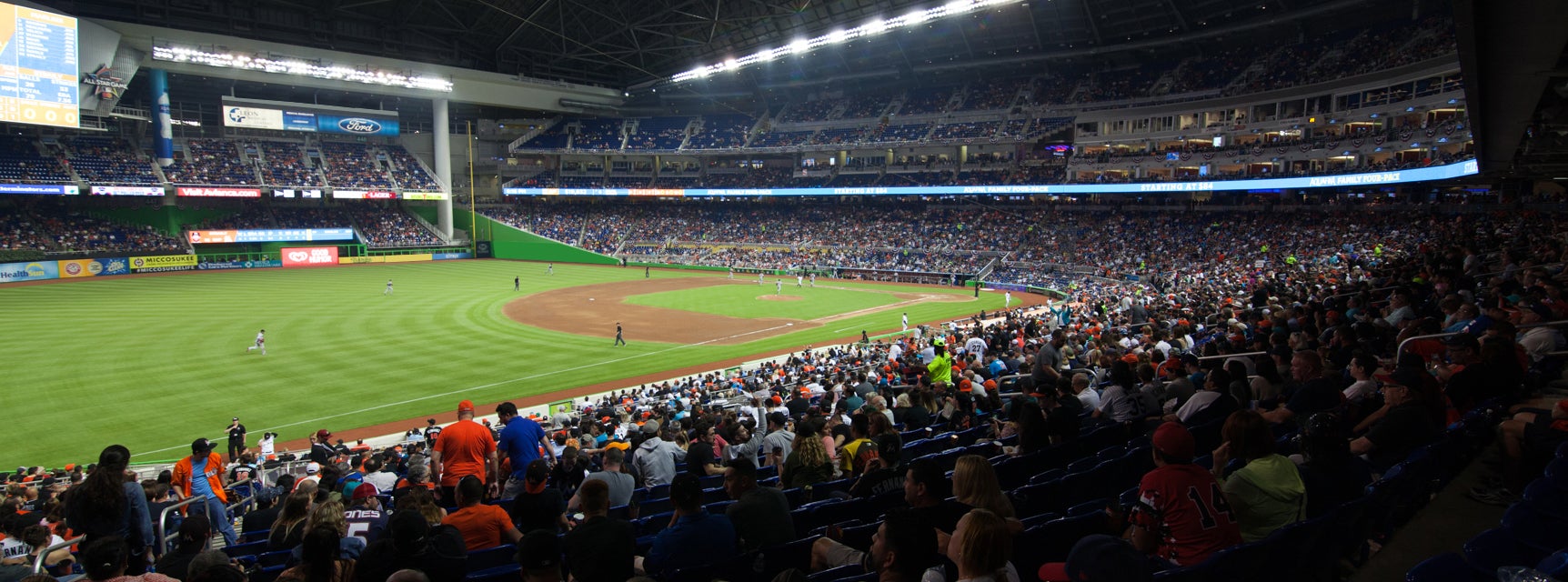 Seat view from Baseline Reserved A Third Base