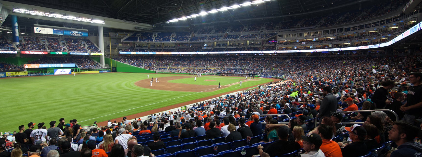 Seat view from Baseline Reserved B Third Base