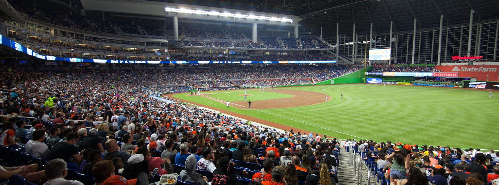 Seat view from Baseline Reserved B First Base