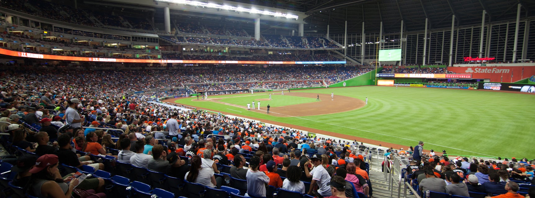 Seat view from Baseline Reserved B First Base