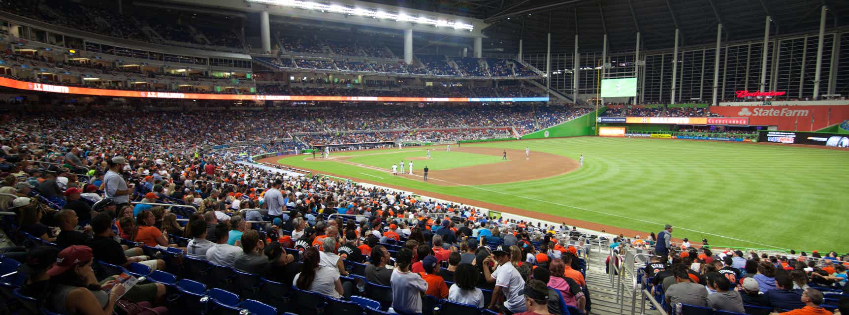 Seat view from Baseline Reserved B First Base