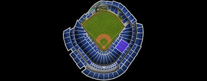 Seat view from Visitor Baseline Lower