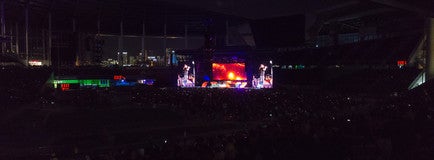 Seat view from Home Plate Box