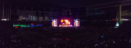 Seat view from Home Plate Box