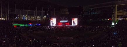 Seat view from Home Plate Box