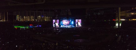 Seat view from Home Plate Box