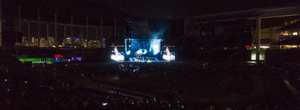 Seat view from Home Plate Box