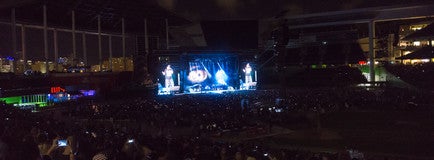 Seat view from Home Plate Box