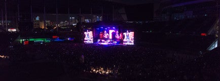 Seat view from Legends Platinum