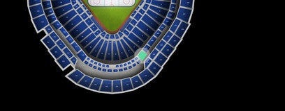 Seat view from Legends Platinum