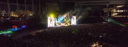 Seat view from Legends Platinum