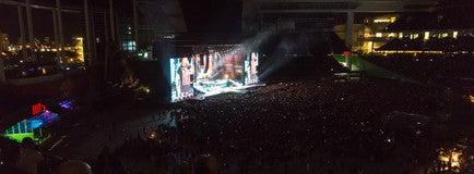 Seat view from Legends Gold