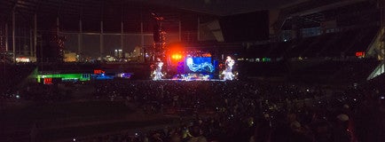 Seat view from Home Plate Box