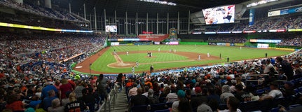 Seat view from Home Plate Box B First Base